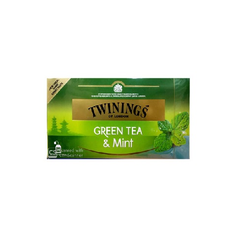Grosta | TWININGS GREEN TEA AND MINT 25 TEA BAGS