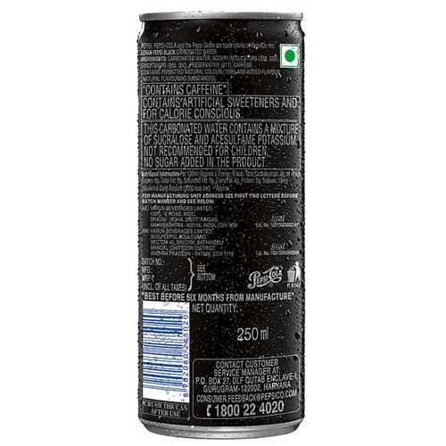 PEPSI BLACK 250ml CAN