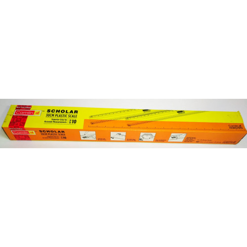CAMLIN PLASTIC SCALE 30cm (PACK OF 10)