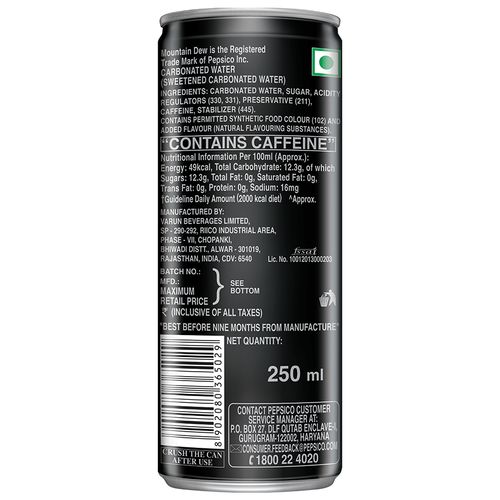 MOUNTAIN DEW 250ml CAN