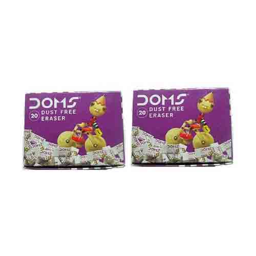 DOMS DUST FREE ERASERS (PACK OF 20)