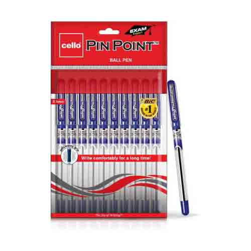 CELLO PINPOINT BALL PEN (PACK OF 10)