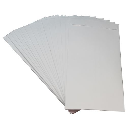 WHITE ENVELOPES 9.5"*4.5" (PACK OF 50)