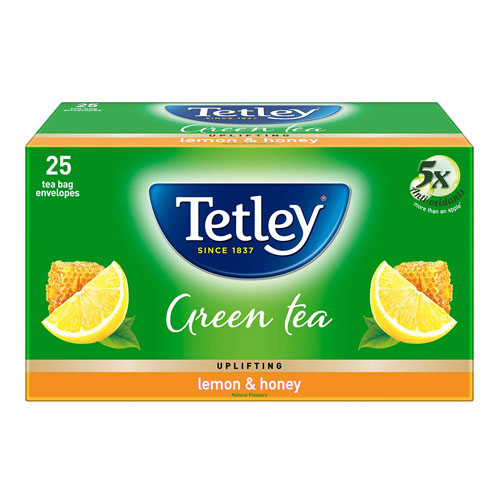 TATA TETLEY LMN & HNY 100 TEA BAGS