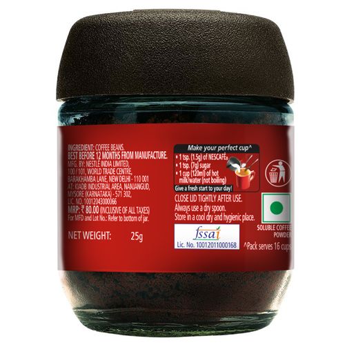 NESCAFE CLASSIC JAR 25g