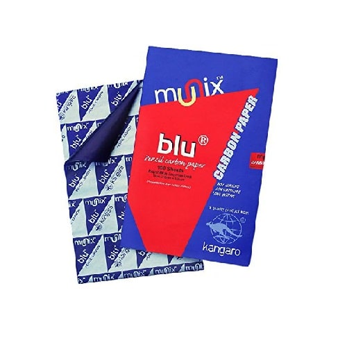 MUNIX CARBONPAPER BLUE 210X330mm
